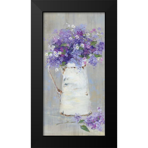 Woodgrain Pitcher Black Modern Wood Framed Art Print by Swatland, Sally