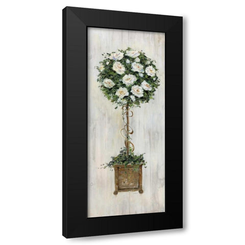 Woodgrain Topiary Black Modern Wood Framed Art Print with Double Matting by Swatland, Sally