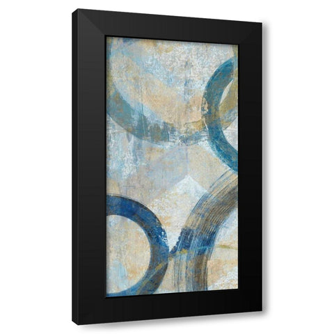 Round The Bend I Black Modern Wood Framed Art Print with Double Matting by Tava Studios