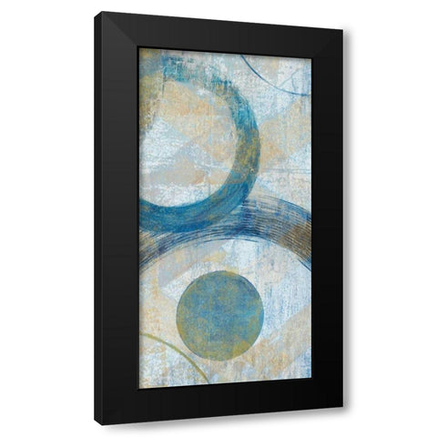 Round The Bend II Black Modern Wood Framed Art Print with Double Matting by Tava Studios