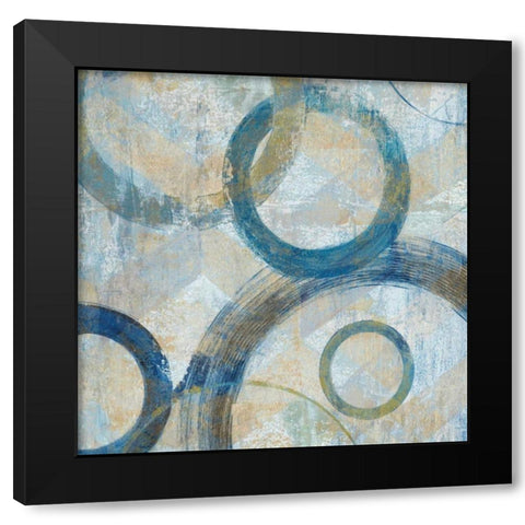 Bend I Black Modern Wood Framed Art Print with Double Matting by Tava Studios