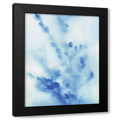 Misty Meadow Flowers Black Modern Wood Framed Art Print with Double Matting by Craven, Katrina