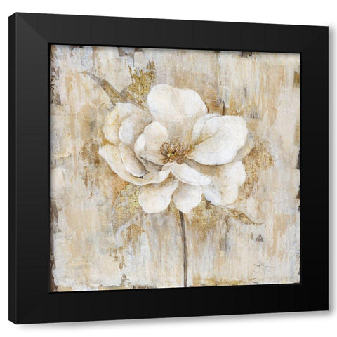 Venetian Gold Black Modern Wood Framed Art Print with Double Matting by Tava Studios