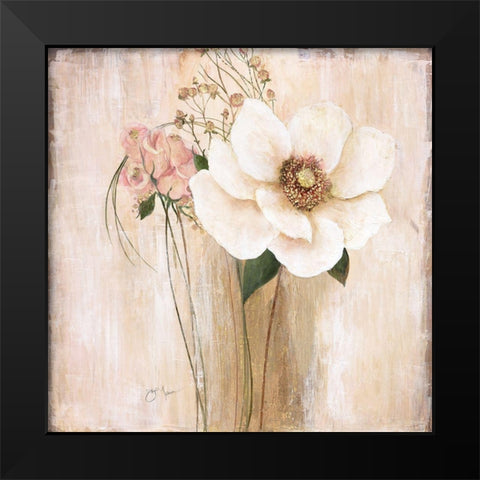 Venetian Black Modern Wood Framed Art Print by Tava Studios