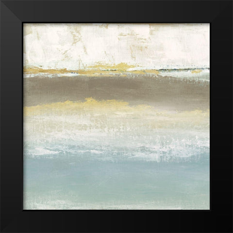 Soft Solace Detail I Black Modern Wood Framed Art Print by Tava Studios