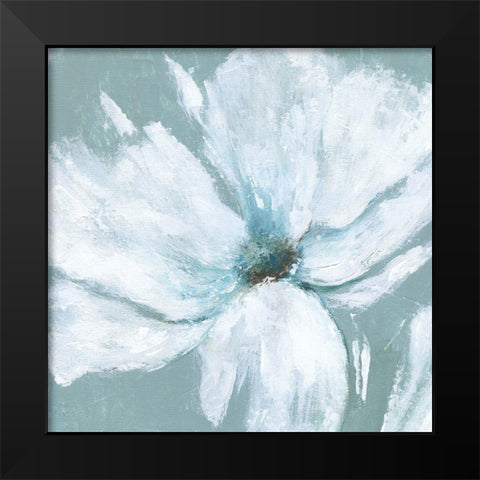 Summer Breeze Black Modern Wood Framed Art Print by Tava Studios