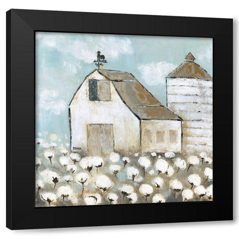 Mill Creek Farm II Black Modern Wood Framed Art Print with Double Matting by Tava Studios