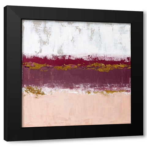 Springtime In Black Modern Wood Framed Art Print with Double Matting by Tava Studios
