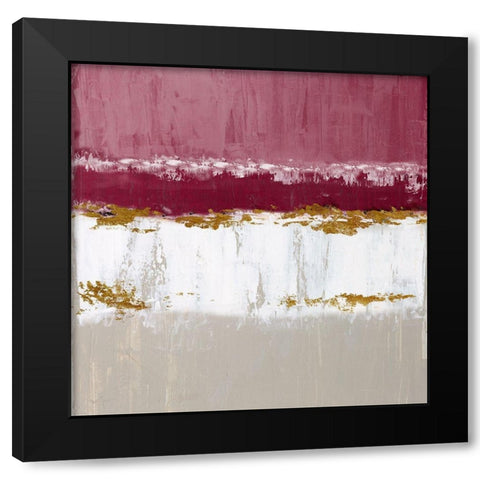 Springtime In Black Modern Wood Framed Art Print with Double Matting by Tava Studios