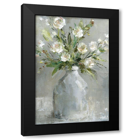 Country Bouquet Black Modern Wood Framed Art Print by Robinson, Carol