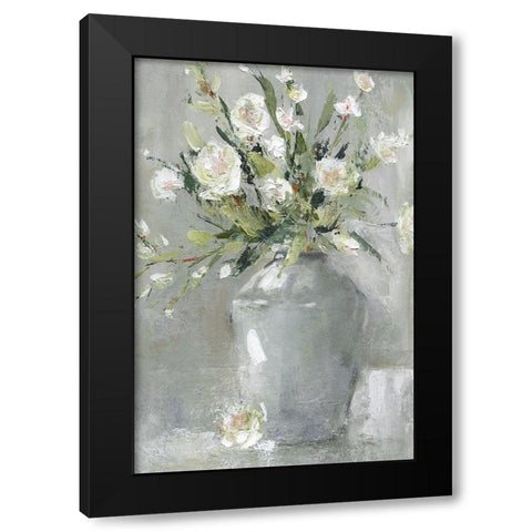 Country Bouquet Black Modern Wood Framed Art Print by Robinson, Carol