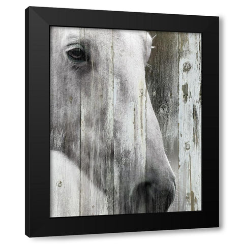 Contemplation Black Modern Wood Framed Art Print with Double Matting by Robinson, Carol
