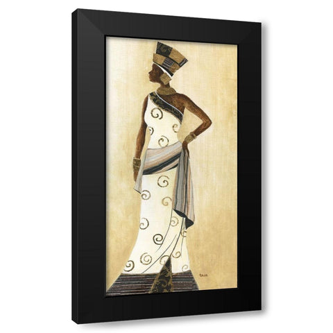 Holiday Dress III Black Modern Wood Framed Art Print by Tava Studios