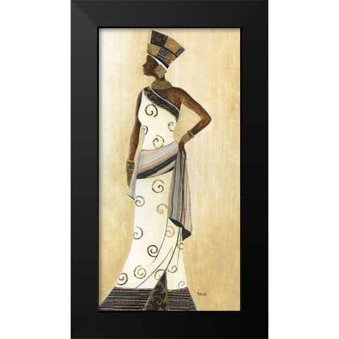 Holiday Dress III Black Modern Wood Framed Art Print by Tava Studios