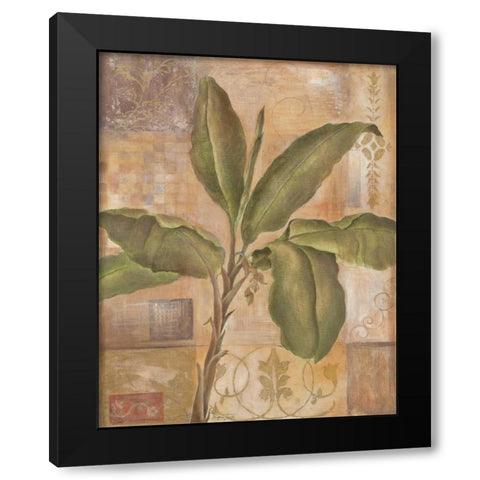 Tropical Spirit I Black Modern Wood Framed Art Print with Double Matting by Tava Studios