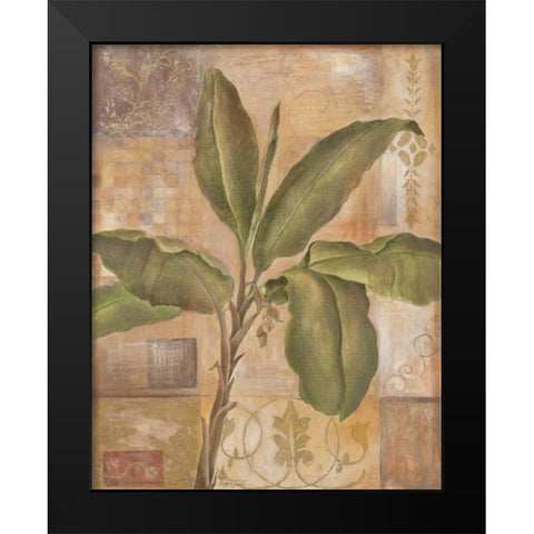Tropical Spirit I Black Modern Wood Framed Art Print by Tava Studios