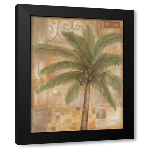 Tropical Spirit II Black Modern Wood Framed Art Print with Double Matting by Tava Studios