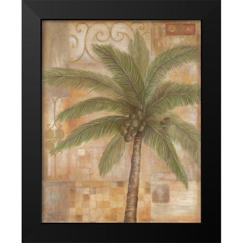 Tropical Spirit II Black Modern Wood Framed Art Print by Tava Studios