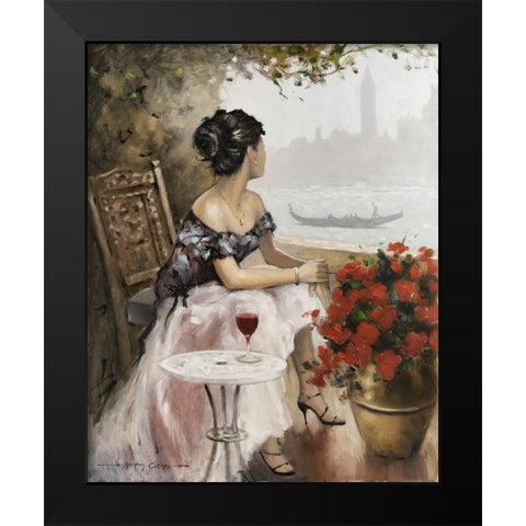 Afternoon On Black Modern Wood Framed Art Print by Orme, E. Anthony