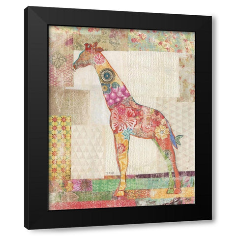 Gifaffe Montage Black Modern Wood Framed Art Print by Tava Studios