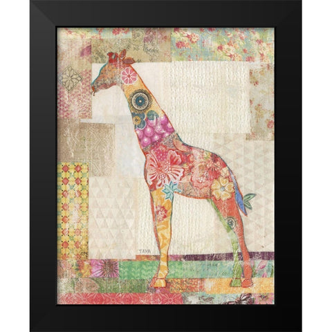 Gifaffe Montage Black Modern Wood Framed Art Print by Tava Studios