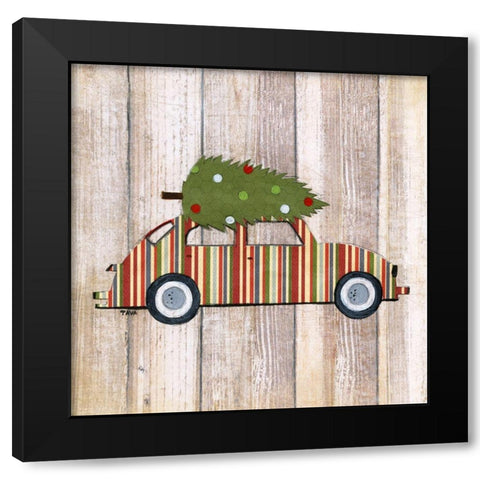 Classic Auto Black Modern Wood Framed Art Print with Double Matting by Tava Studios