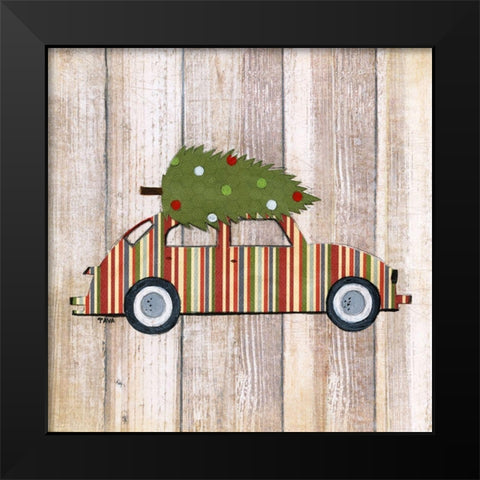 Classic Auto Black Modern Wood Framed Art Print by Tava Studios