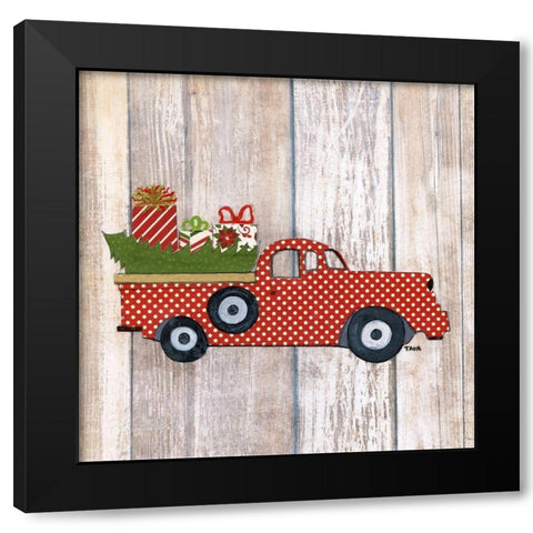 Classic Auto Black Modern Wood Framed Art Print by Tava Studios