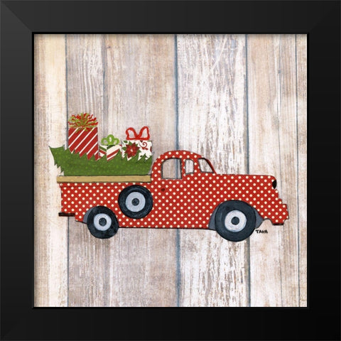 Classic Auto Black Modern Wood Framed Art Print by Tava Studios