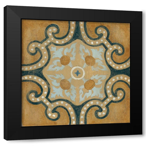 Villa Umbra II Black Modern Wood Framed Art Print with Double Matting by Tava Studios