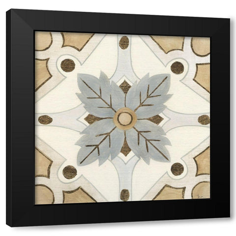 Mattonella II Black Modern Wood Framed Art Print by Tava Studios