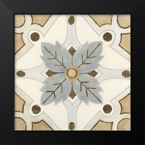 Mattonella II Black Modern Wood Framed Art Print by Tava Studios
