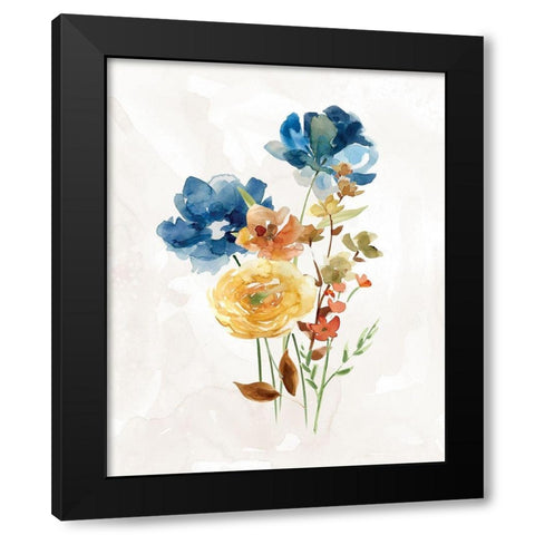 Summer Sprig I Black Modern Wood Framed Art Print by Robinson, Carol