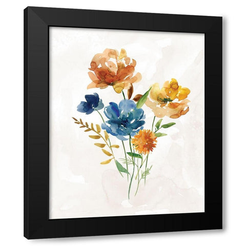 Summer Sprig II Black Modern Wood Framed Art Print by Robinson, Carol