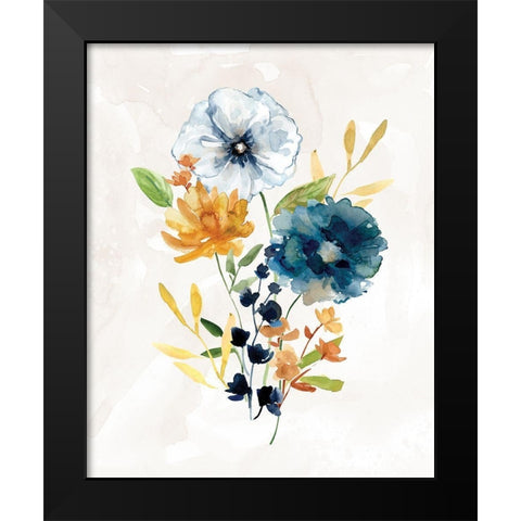 Summer Sprig III Black Modern Wood Framed Art Print by Robinson, Carol
