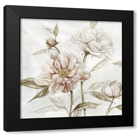 Washed Botanical II Black Modern Wood Framed Art Print by Robinson, Carol