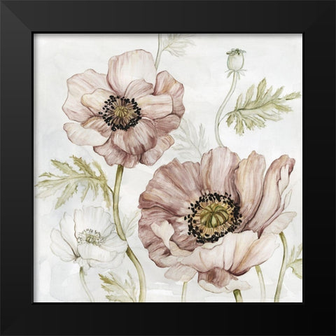 Washed Botanical IV Black Modern Wood Framed Art Print by Robinson, Carol