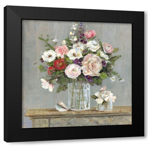 Cottage Collection Black Modern Wood Framed Art Print with Double Matting by Swatland, Sally