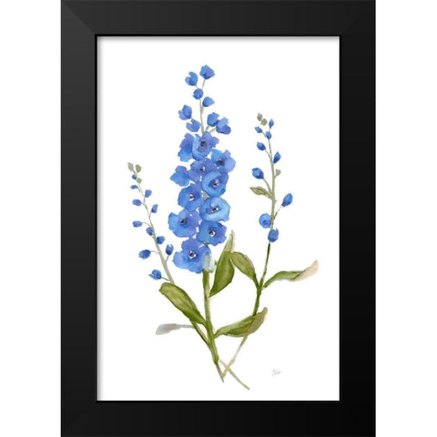 Petite Botanical I Black Modern Wood Framed Art Print by Nan