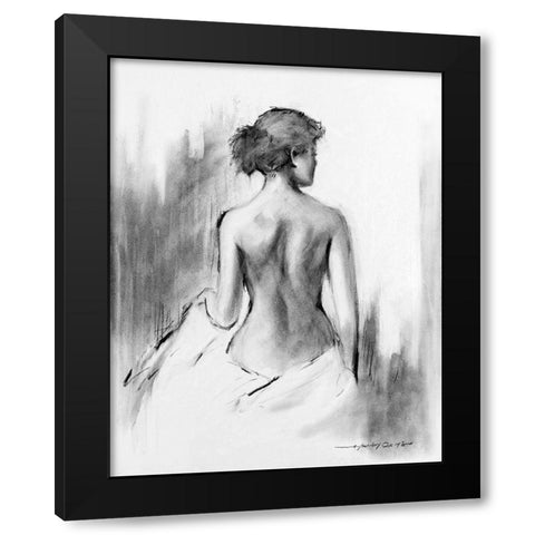 Soft Silhouette IV Black Modern Wood Framed Art Print by Orme, E. Anthony