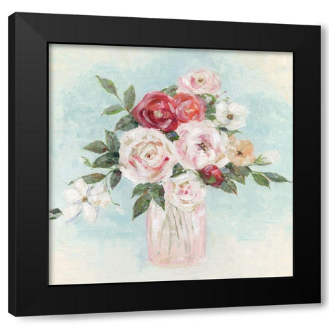 Arrangement of Spring I Black Modern Wood Framed Art Print by Swatland, Sally