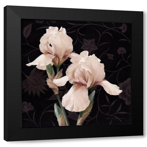Iris Elegante Black Modern Wood Framed Art Print with Double Matting by Levashov, Igor