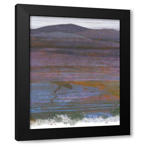 Majestic Mountains II Black Modern Wood Framed Art Print with Double Matting by Jill, Susan