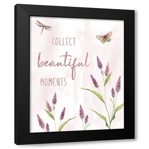 Collect Beautiful Moments Black Modern Wood Framed Art Print with Double Matting by Robinson, Carol