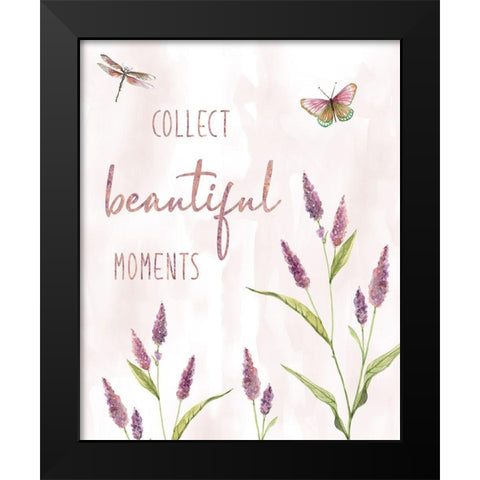 Collect Beautiful Moments Black Modern Wood Framed Art Print by Robinson, Carol