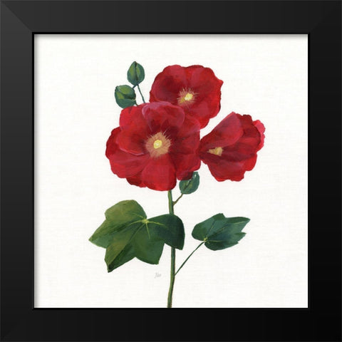 Simple Botanical I Black Modern Wood Framed Art Print by Nan