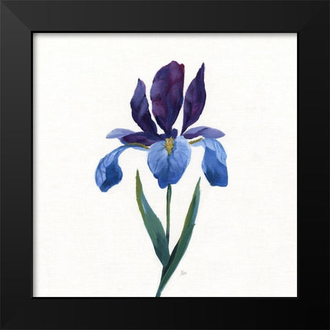 Simple Botanical II Black Modern Wood Framed Art Print by Nan