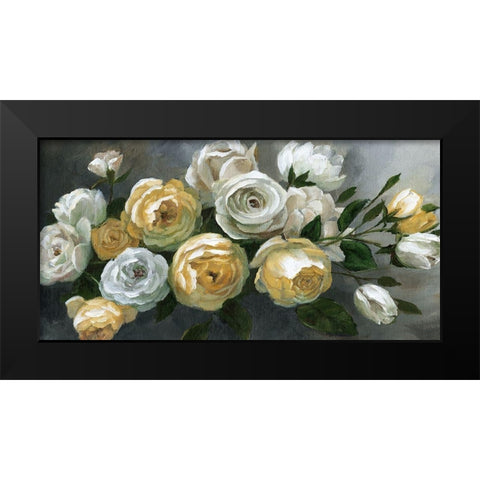 Vintage Belles Black Modern Wood Framed Art Print by Nan