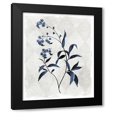 Harlequin Botanical I Black Modern Wood Framed Art Print by Robinson, Carol