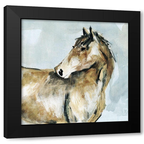 Graceful Stature Black Modern Wood Framed Art Print by Robinson, Carol